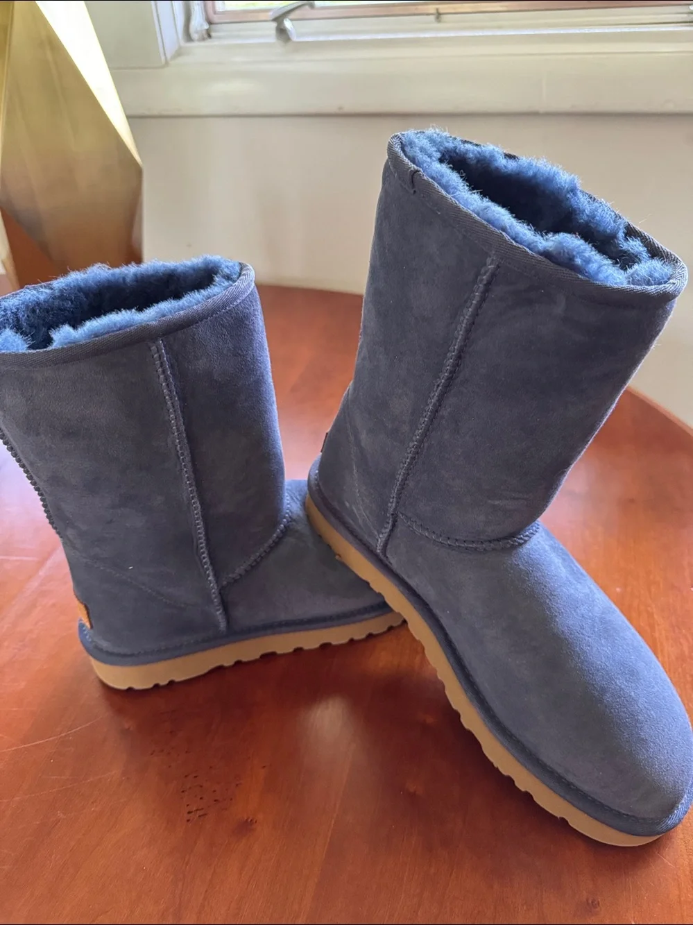 UGG Classic Short II boots. Shearling Winter Boots - Slate Blue Never worn